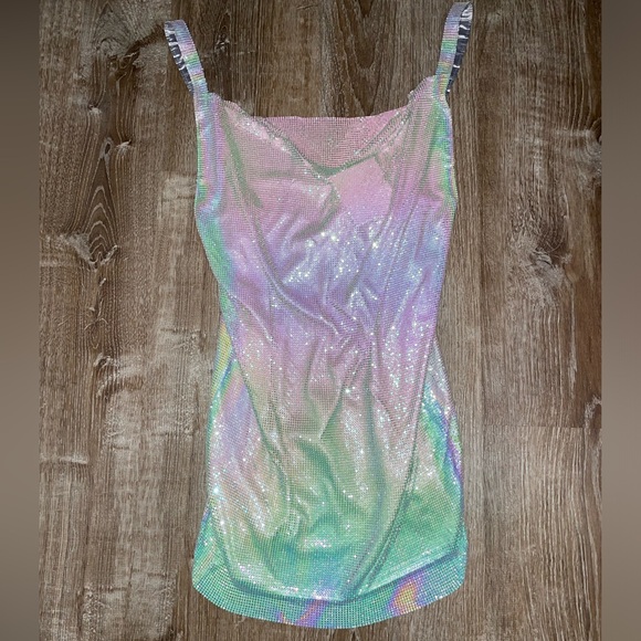 HOUSE OF HARLOW 1960 Rhinestone Mini Dress- NEW - Picture 5 of 10